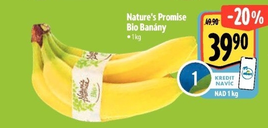 Banány bio Nature'