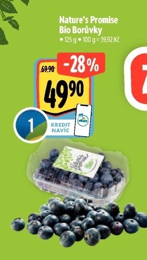 Borůvky bio Nature'