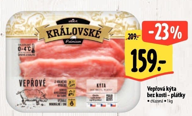 Královská vepřová kýta bez kosti Albert