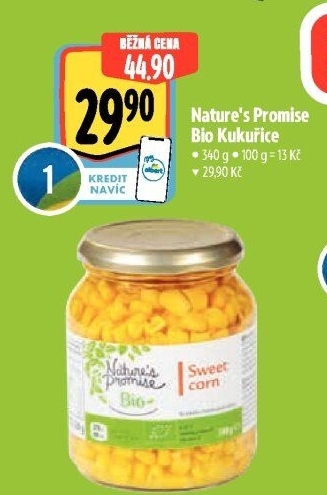Kukuřice bio Nature'