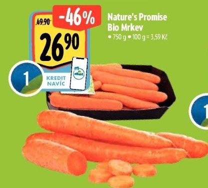 Mrkev bio Nature'