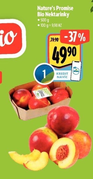 Nektarinky bio Nature'