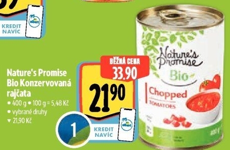 Rajčata bio Nature'