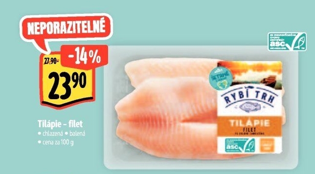 Tilápie nilská filety Albert