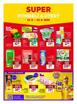 akční leták BILLA 18.6.2025-24.6.2025