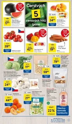 akční leták Tesco 18.6.2025-24.6.2025