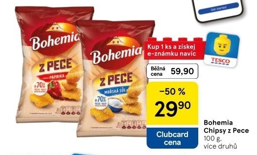 Chipsy Z pece Bohemia Chips
