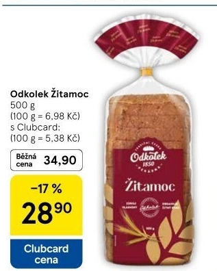 Chléb Žitamoc Odkolek