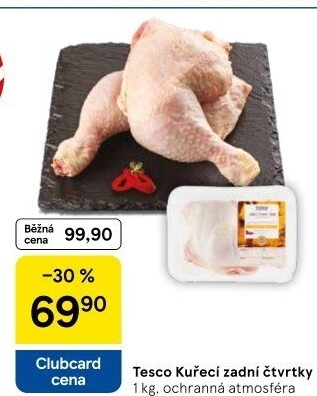 Kuřecí čtvrtky Tesco