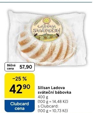 Ladova sváteční bábovka Silisan