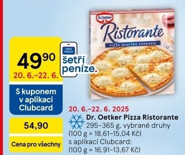 Pizza mražená Ristorante Dr. Oetker