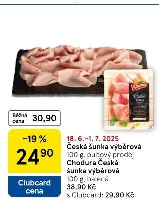 Šunka česká výběrová