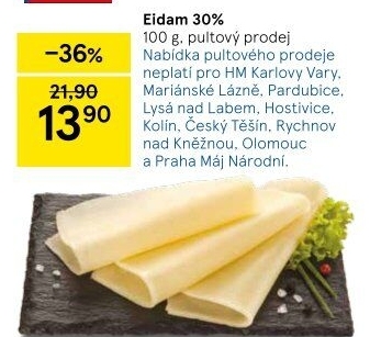 Sýr Eidam 30%