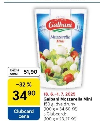 Sýr Mozzarella Galbani mini