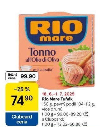 Tuňák Rio Mare