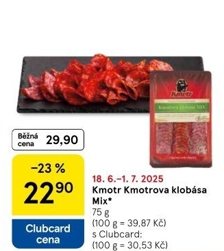 Kmotrova klobása trio Kmotr