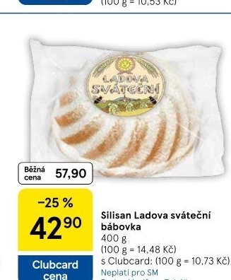 Ladova sváteční bábovka Silisan