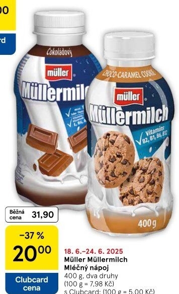 Nápoj mléčný Müllermilch Müller