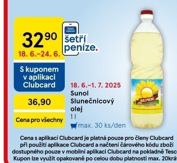 Slunečnicový olej Sunol