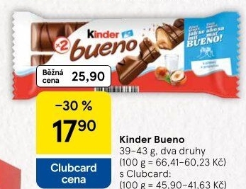 Tyčinka Bueno Kinder
