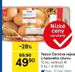Vejce M Tesco