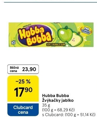 Žvýkačky Hubba Bubba