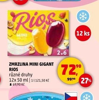 ZMRZLINA MINI GIGANT RIOS různé druhy