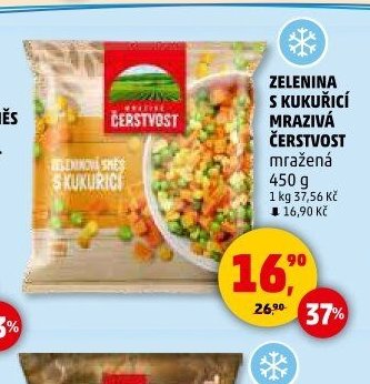 ZELENINA S KUKUŘICÍ MRAZIVÁ ČERSTVOST