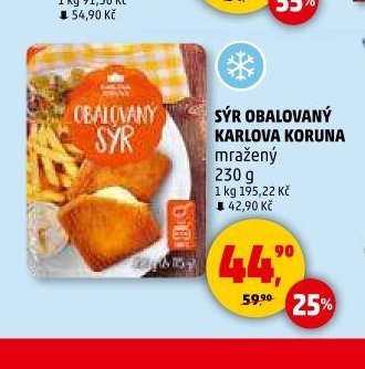 SÝR OBALOVANÝ KARLOVA KORUNA