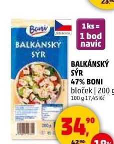 Balkánský sýr Boni