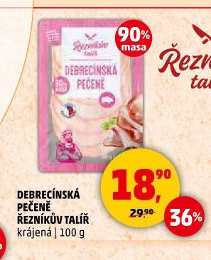 Debrecínská pečeně Řezníkův talíř