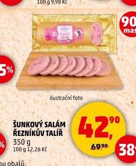 Salám šunkový Řezníkův talíř