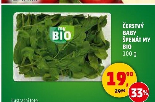 Špenát baby My BIO