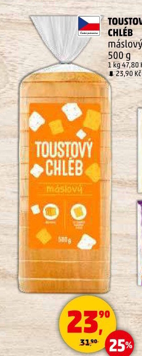 Toustový chléb Karlova Koruna