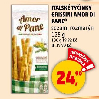 Tyčinky Amor di Pane Grissini