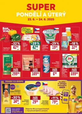 akční leták BILLA 18.6.2025-24.6.2025