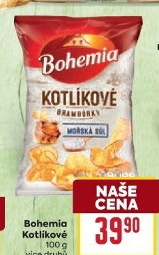 Brambůrky kotlíkové Bohemia Chips