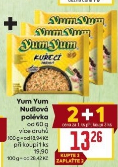 Instantní polévka YumYum