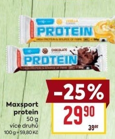 Proteinové tyčinky Maxsport