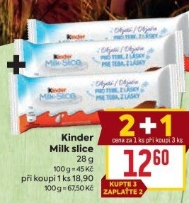 Řez mléčný Kinder