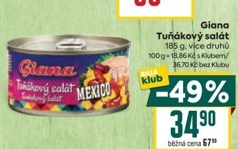 Salát s tuňákem Giana