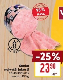 Šunka vepřová nejvyšší jakosti