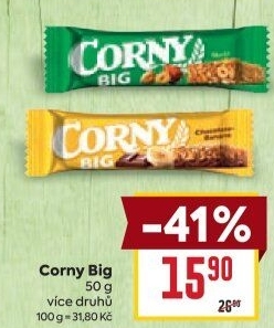 Tyčinka cereální BIG Corny