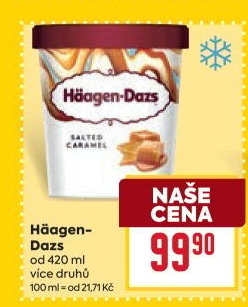 Zmrzlina v kelímku Häagen-Dazs