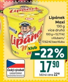 Dezert Lipánek Madeta