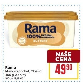 Margarín máslová příchuť Rama