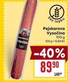 Salám Vysočina Pejskar