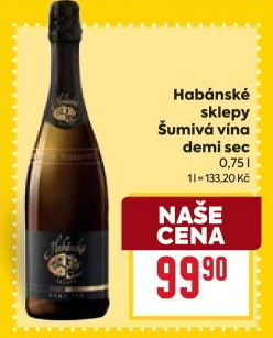 Sekt Demi Sec Habánské sklepy