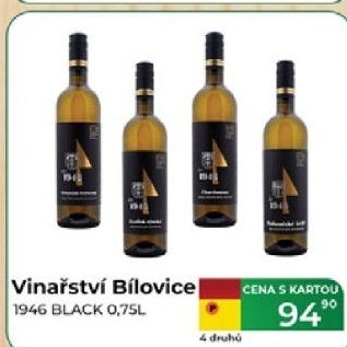 Vína Vinařství Velké Bílovice