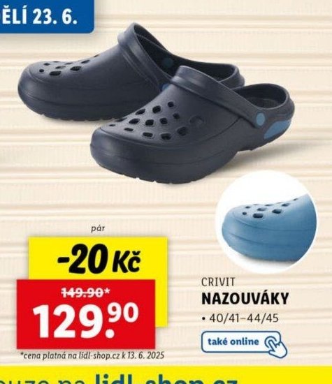 Crivit nazouváky